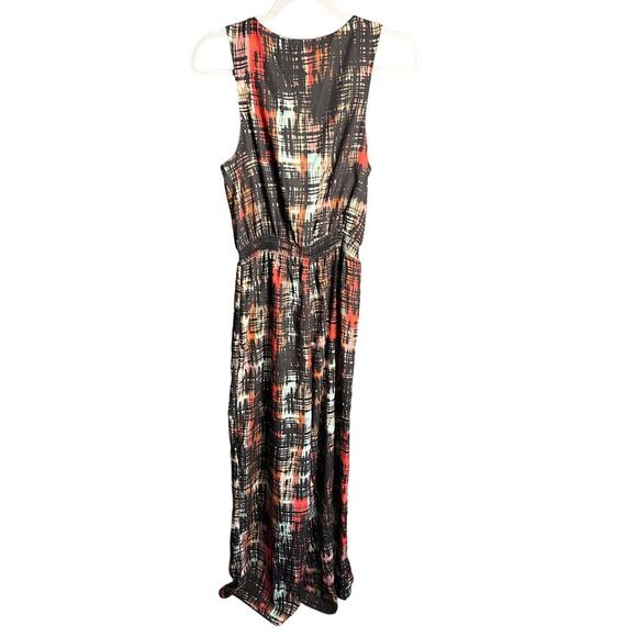 Elevenses Anthropologie‎ | XS | Abstract Wide Leg High Neck Jumpsuit retro mod - Picture 3 of 9